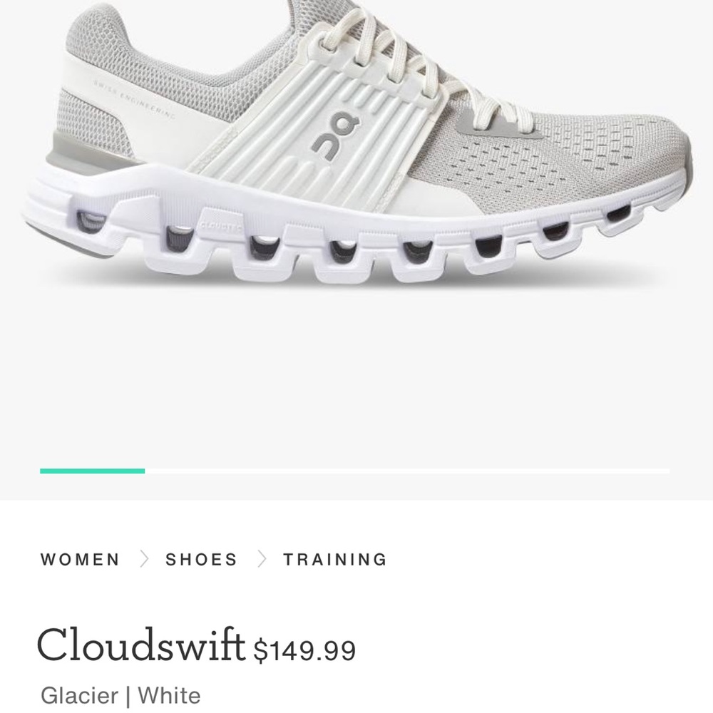 on cloud running shoes womens size 9.5